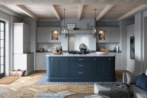 Baystone - Light Grey and Dark Blue