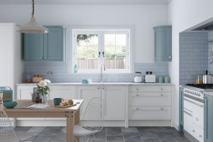 Farringdon Shaker - Porcelain and Winter Teal