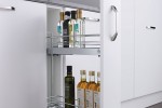 Base unit pullout storage