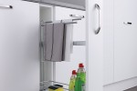 Base unit pullout storage